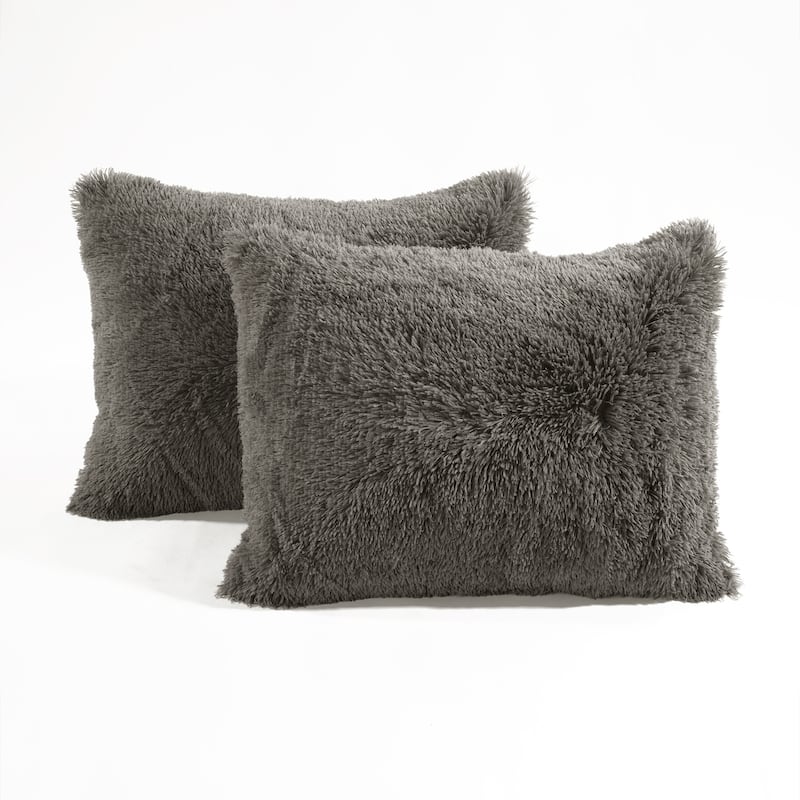 Lush Decor Emma Faux Fur Comforter Set