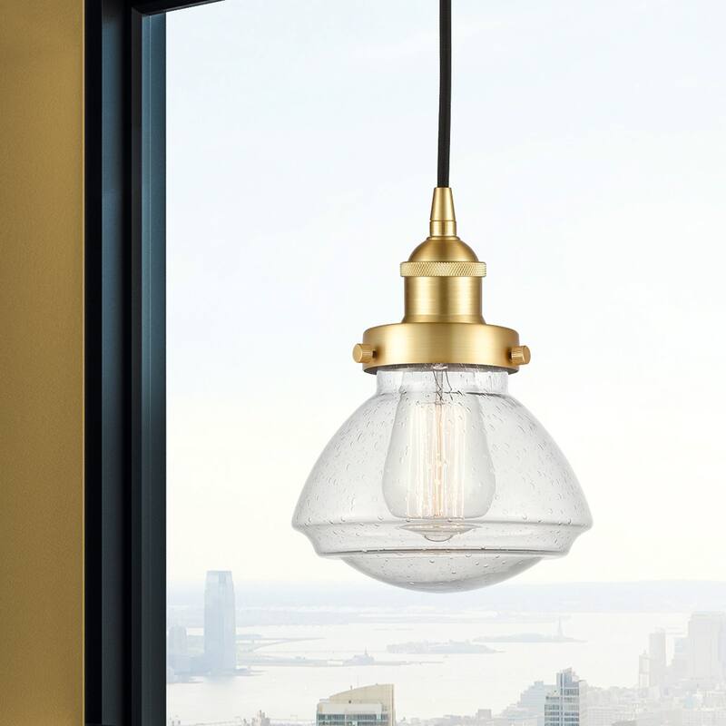 Innovations Lighting 616-1PH-9-7 Olean Pendant Olean 7" Wide Mini