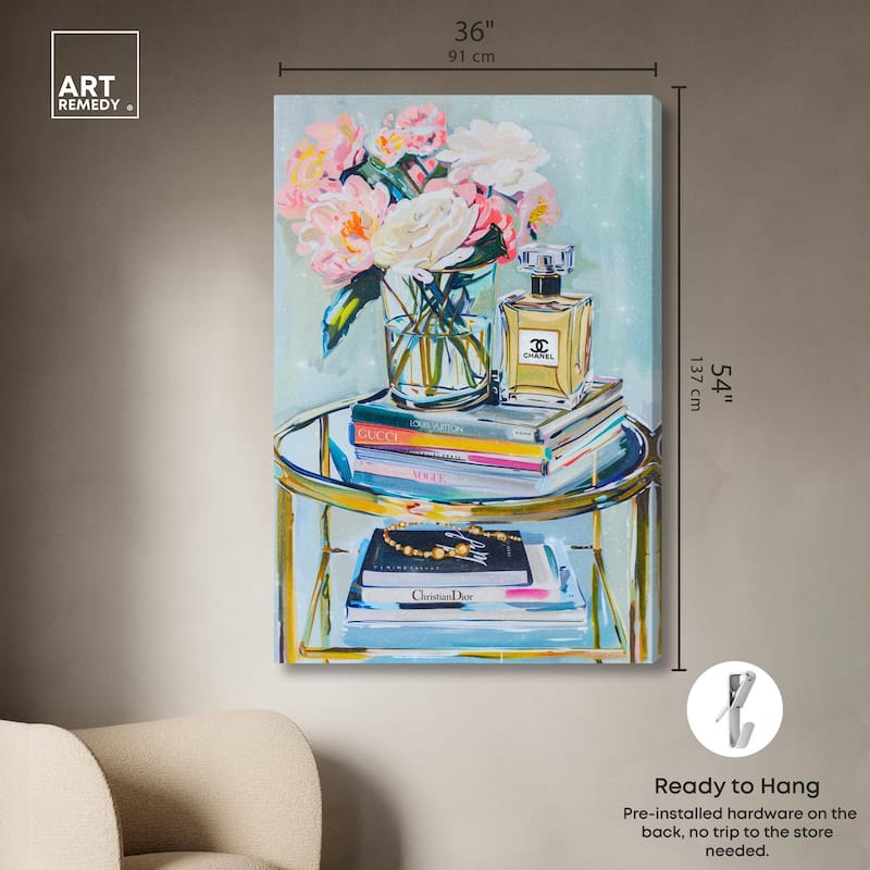 Glass Stand Glam Canvas by Art Remedy, Gallery Wrapped