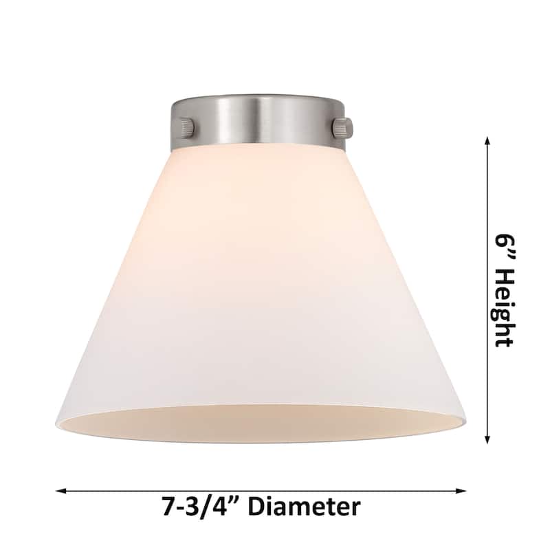 Innovations Lighting Large Cone 8" Wide Mini Pendant - Cord Hung