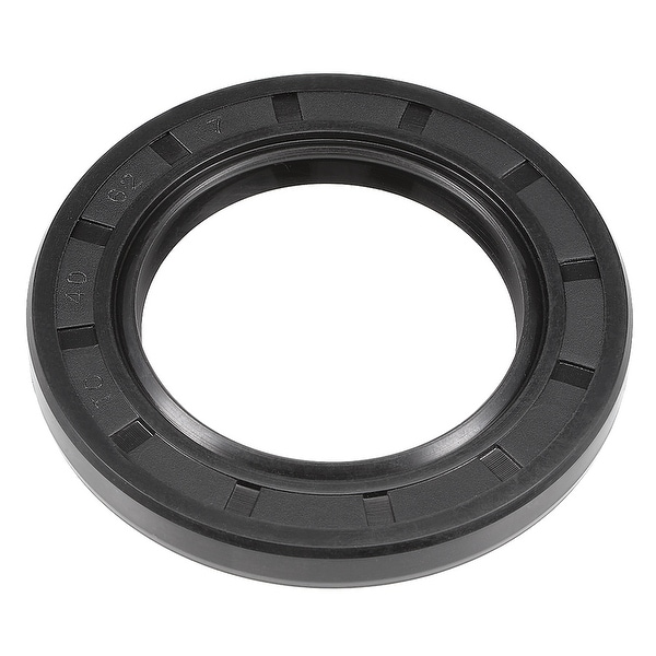 Oil Seal, TC 40mm x 62mm x 7mm, Nitrile Rubber Cover Double Lip - 40mmx62mmx7mm