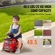 preview thumbnail 4 of 8, Ride On Toy Car for Toddlers, Ages 1-3, with Music & Storage Features - 20.67 x 8.85 x 14.57 in