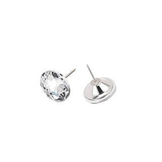 Ltvystore 70PCS 1-Inch Crystal Rhinestone Upholstery Buttons - Decorative Nails For Furniture & DIY