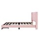 preview thumbnail 3 of 17, Queen Size Upholstered Platform Bed, with Button Tufted Upholstered Headboard and 2 Drawers,