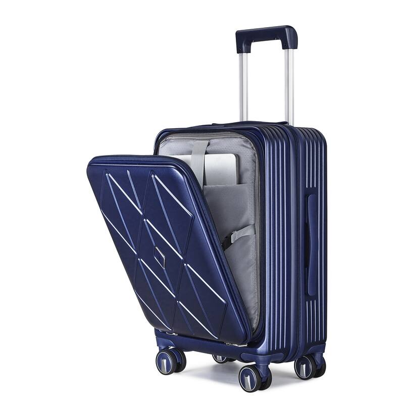 Luggage Sets 3 Piece(20/24/28), Expandable Carry On Luggage with TSA Lock, Hard Shell Suitcase w/ Front Pocket & Spinner Wheels