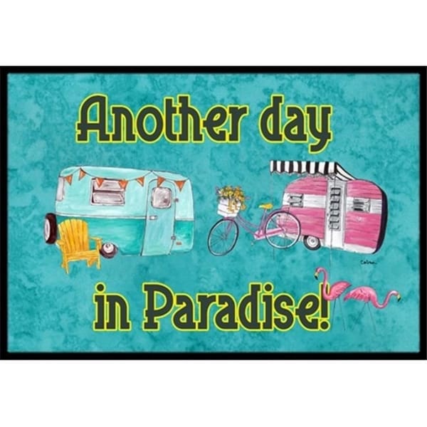 Carolines Treasures 8758MAT Another Day in Paradise Indoor Or Outdoor Doormat - 18 x 27 in.