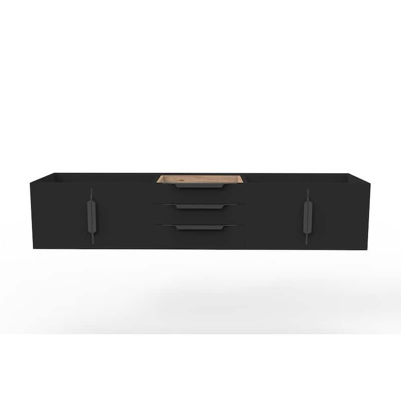 Alpine 72" Wall Mounted Bathroom Vanity (Base Only)