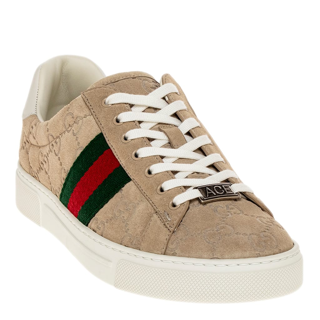 Gucci Ace Sneakers With Web