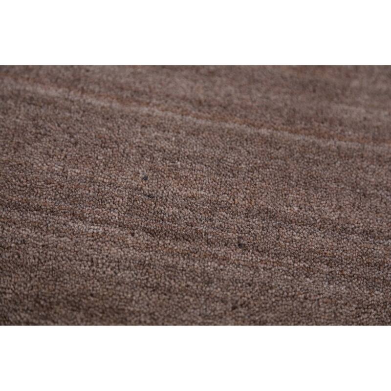 Hand Knotted Oriental 100% Wool Carpet Tribal Animal Pictorial Brown Gabbeh Area Rug - 9' 9'' X 8' 0''