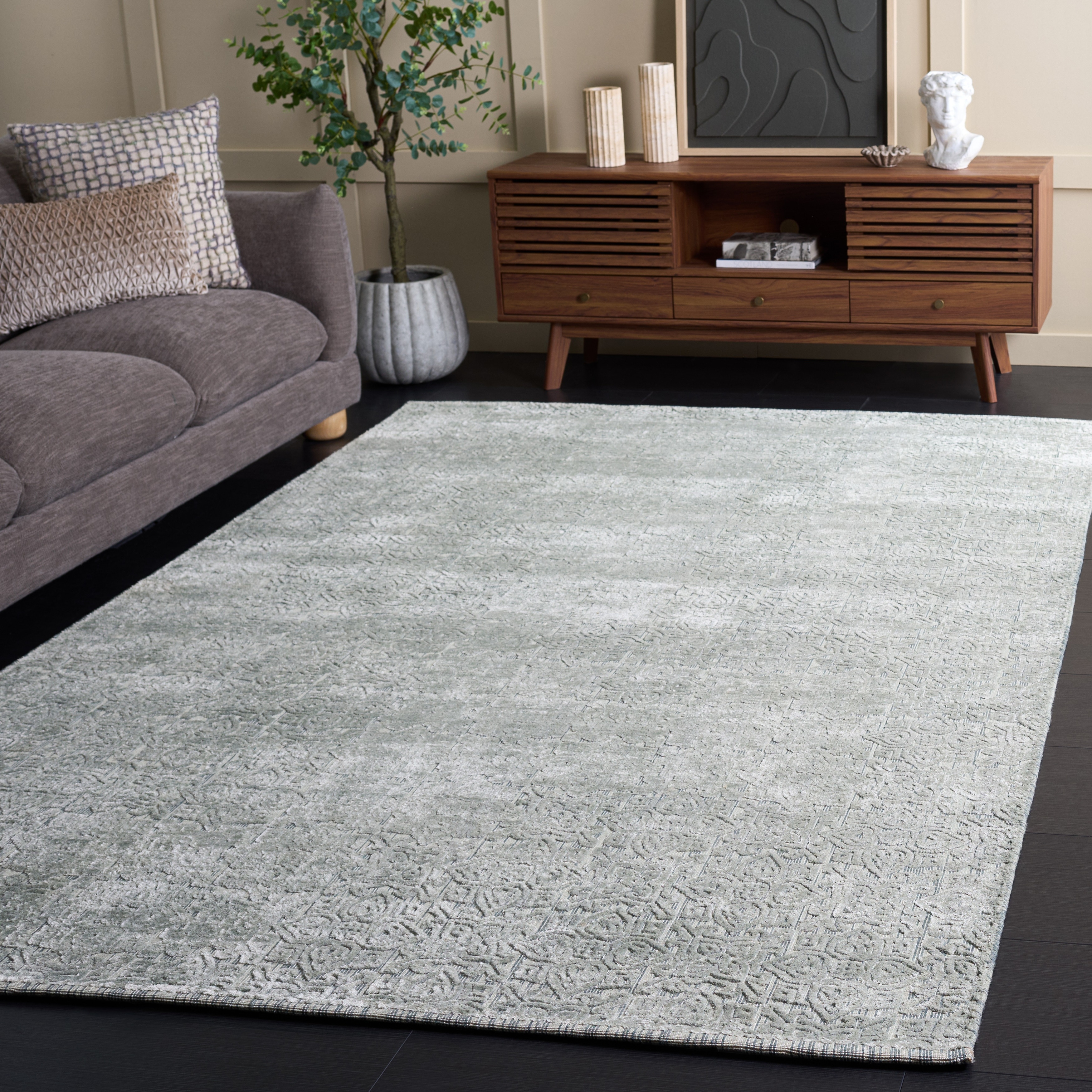 SAFAVIEH Handmade Mirage Pikria Modern Abstract Viscose Rug