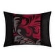 preview thumbnail 6 of 15, Liana Embroidered Red and Black 7-Piece Comforter Set