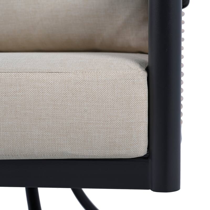 SAFAVIEH Outdoor Living Harrison Swivel Chair - 28"W x 28"D x 26"H