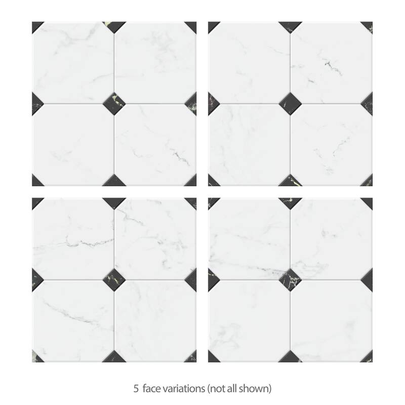 Merola Tile Betera Blanco 22-3/4" x 22-3/4" Porcelain Floor and Wall Tile