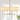 Honeycomb 27" 6-Light Mid-Century Modern Iron LED Chandelier, Brass Gold by JONATHAN  Y