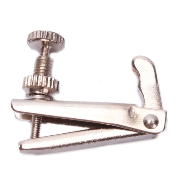 1" Violin String Adjuster Fine Tuner Silver 3/4-4/4