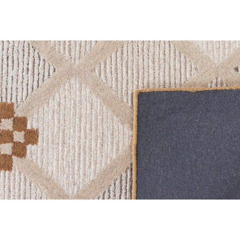 Terra by Obeetee Freya Elsa Neutral Rug