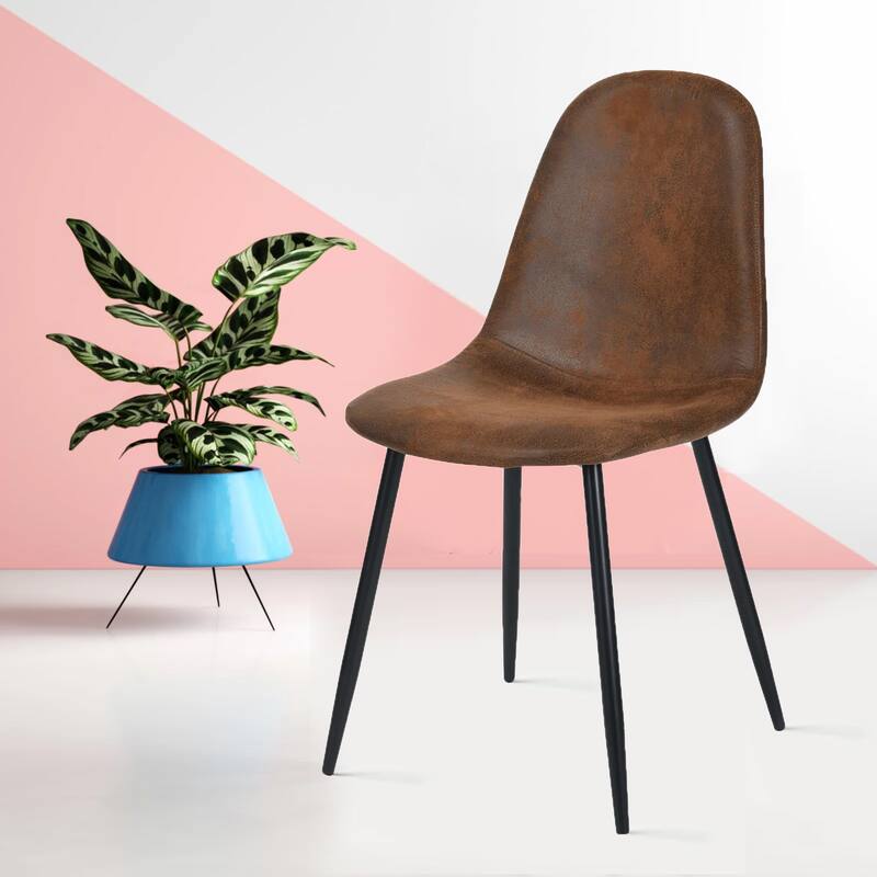 Kitchen Dining Chair Set of 4, Modern Upholstered Chairs With Metal Legs For Home, Bedroom, Living Room Side Chairs