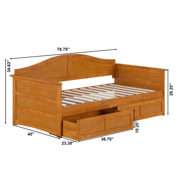 AFI Acadia Twin Size Daybed with Storage Drawers