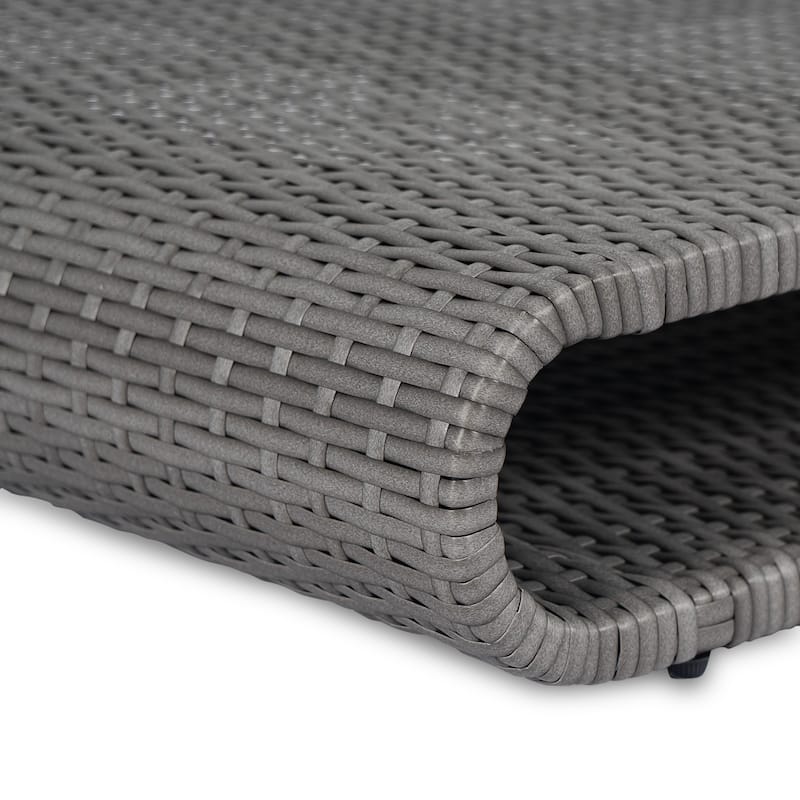 Christopher Knight Home- Silas Outdoor PE Rattan Chaise Lounge