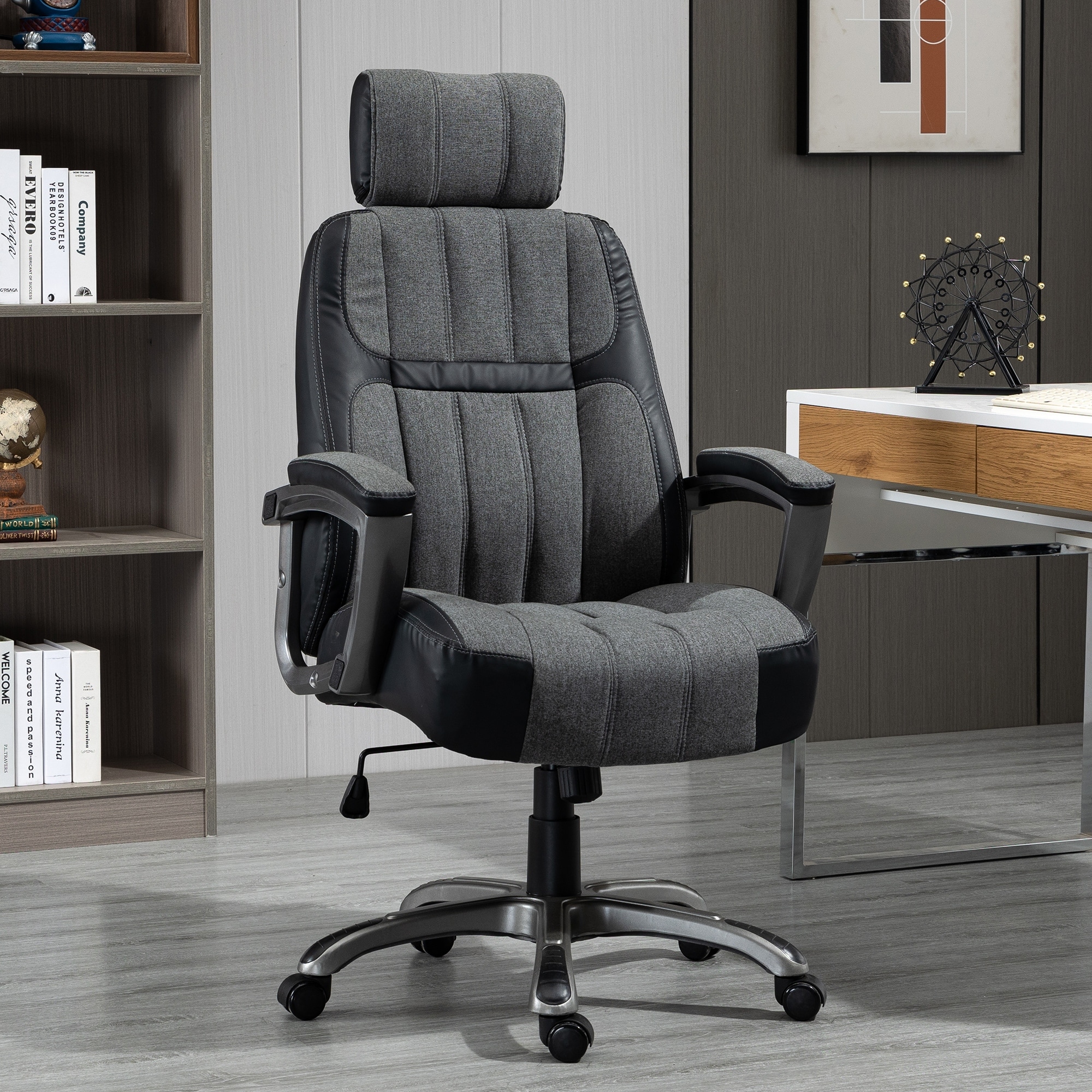 Vinsetto 360° Swivel Executive Home Office Chair Adjustable Height