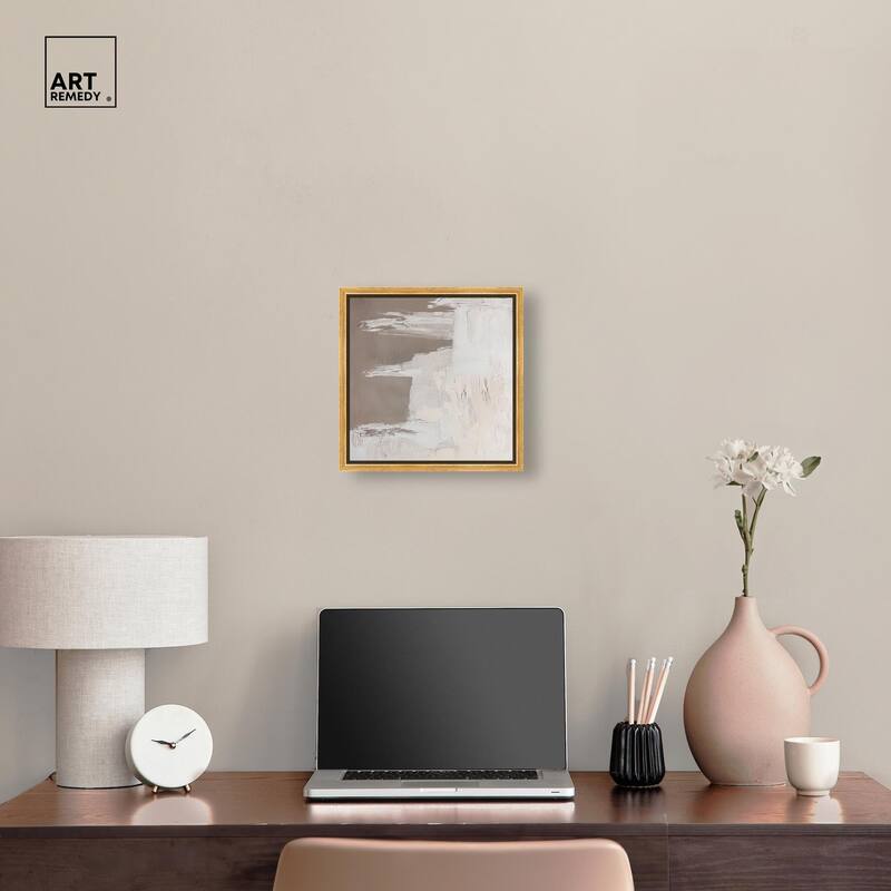 Art of Greige II Canvas by Art Remedy