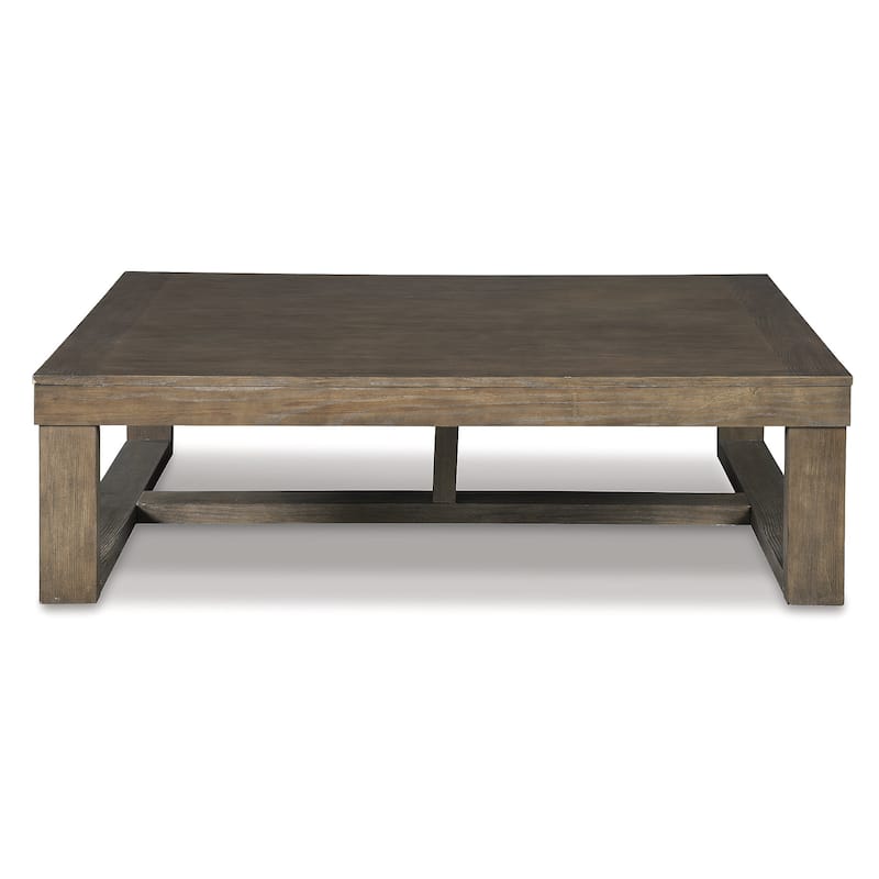Signature Design by Ashley Cariton Gray Coffee Table with 2 End Tables - 56" W x 42" D x 17" H