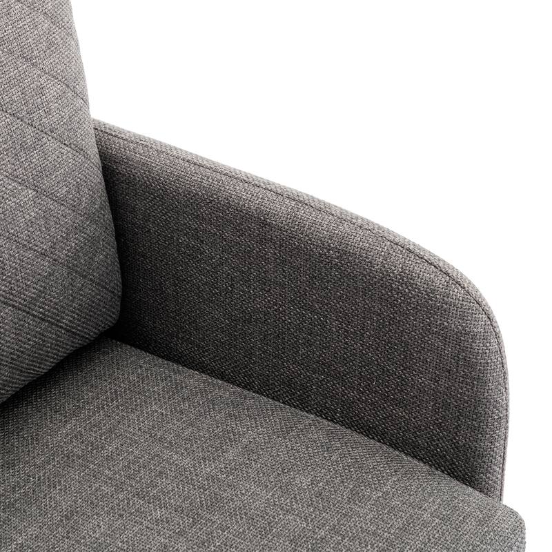 Modern Velvet Loveseat Couch with Pull Out Bed