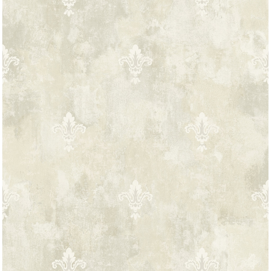 Seabrook Designs Villa Fleur Antique Unpasted Wallpaper