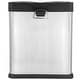 preview thumbnail 2 of 5, 2 Section 15 Liter/ 4 Gallon Trash Step Bin in Matte Silver