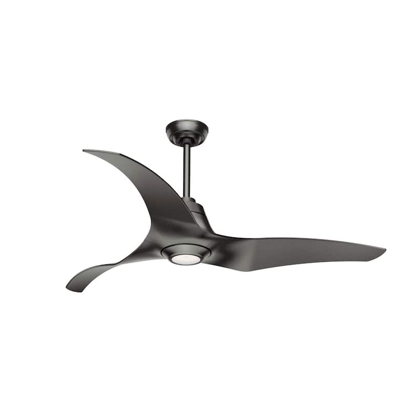 Casablanca 60" Stingray Ceiling Fan with LED Light Kit and Handheld Remote - ENERGY STAR! - Granite