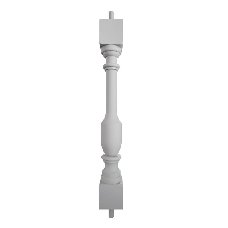 Endurathane 500 Series Lincoln Baluster, Factory Primed Polyurethane - 2 1/2"W x 24"H