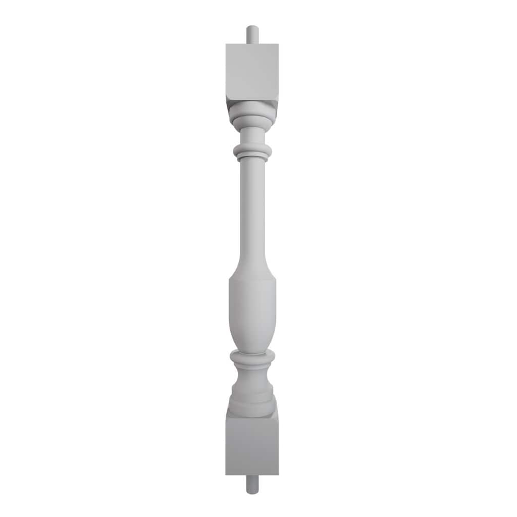 Endurathane 500 Series Lincoln Baluster, Factory Primed Polyurethane
