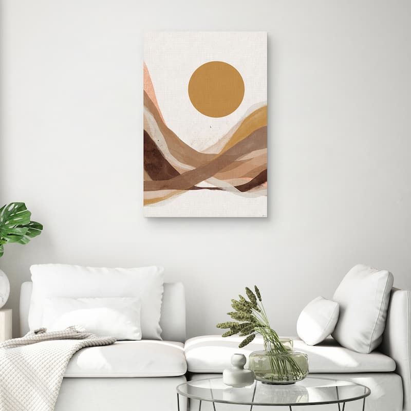 Sienna Horizons II by Belle Maison Canvas Art Print