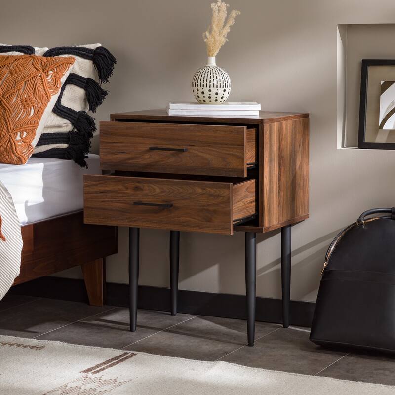Middlebrook Notto Mid-Century 2-Drawer Nightstand