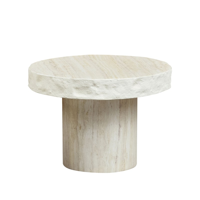 Faux MARS Textural Patterns Coffee Tables for Living Room, No Need Assembly