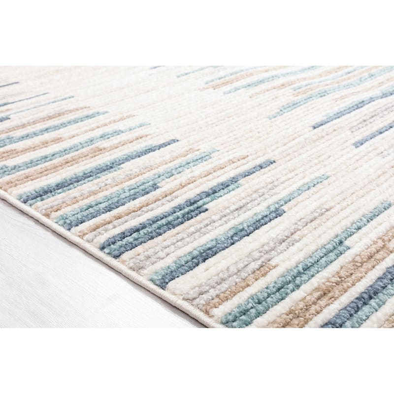 TDJ01 Juniper Collection Denim Machine Made Indoor Area Rug