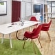 preview thumbnail 3 of 71, Organic Upholstered Fabric Modern Armchair with Natural Wooden Legs for Dining Room Office or Accent Lounge Side Chair