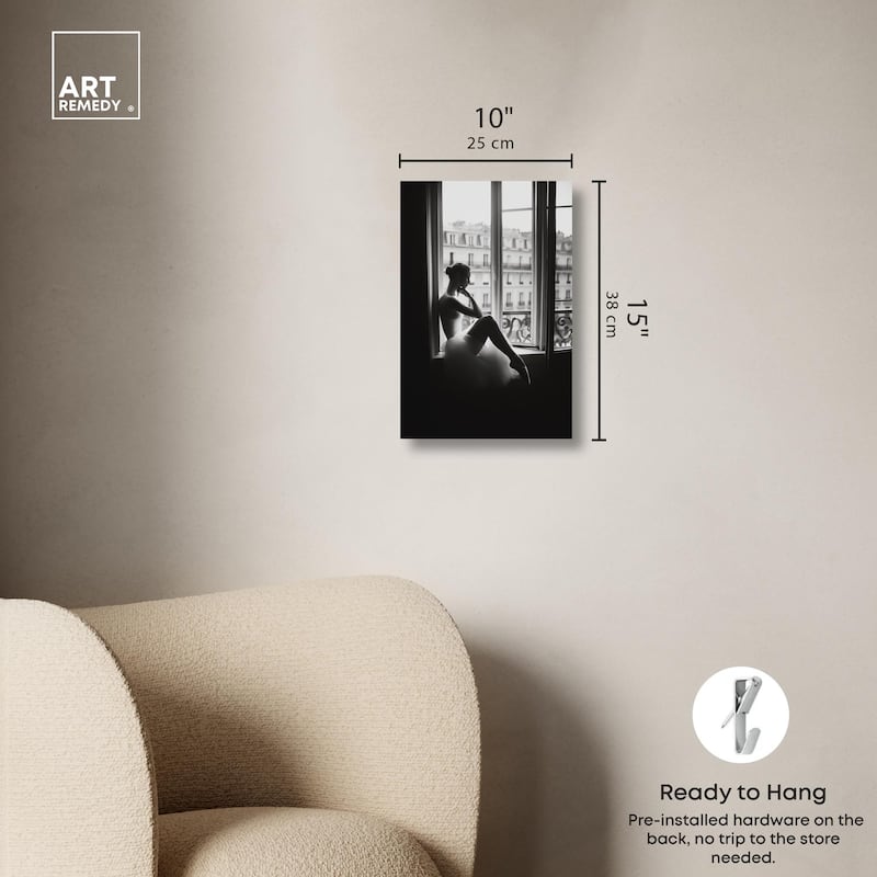 Shadows of a Lady Canvas by Art Remedy, Gallery Wrapped