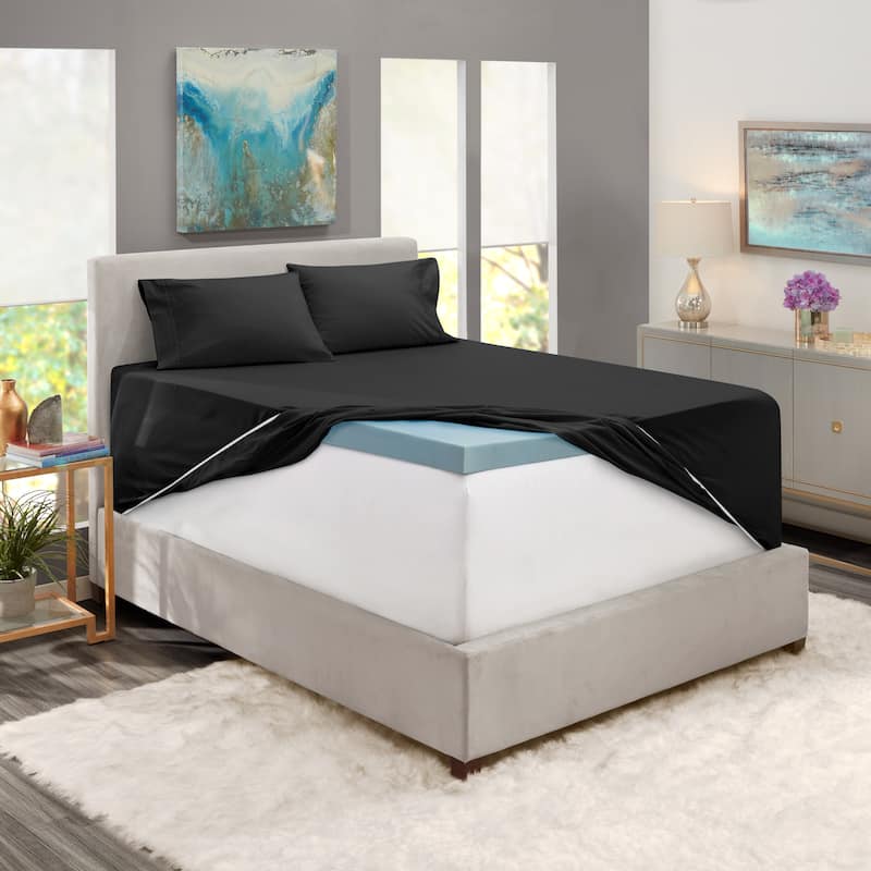Empyrean Extra Deep Pocket Bed Sheet Set - Breathable, Super Soft Sheets with Extra Set of Pillowcases