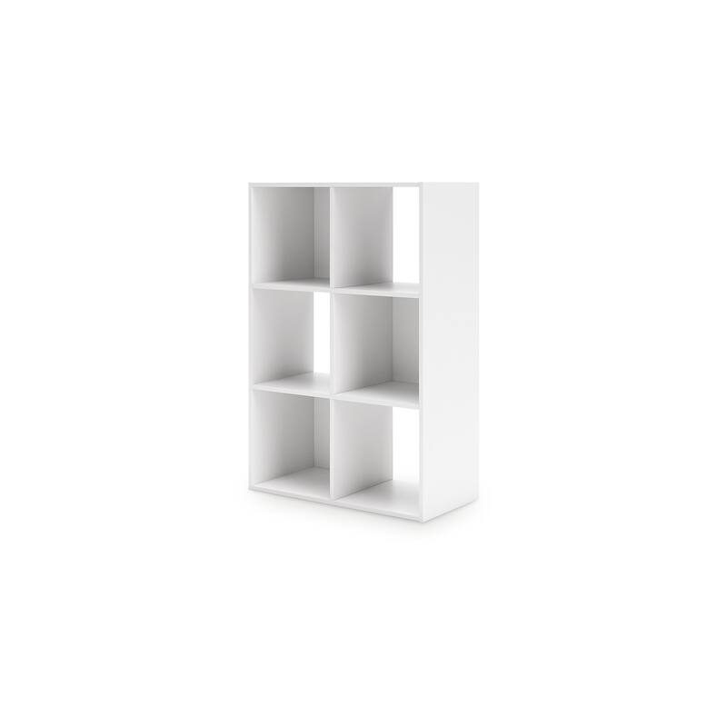 Signature Design by Ashley Onita White 6 Cube Organizer - 24" W x 12" D x 35" H