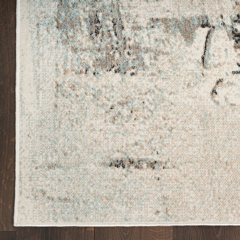 Nourison Washable Decor Indoor only Machine Washable Contemporary Area Rug