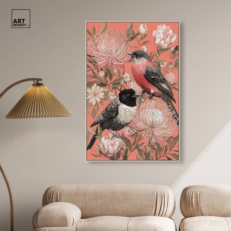 Protea Paradise Canvas by Art Remedy