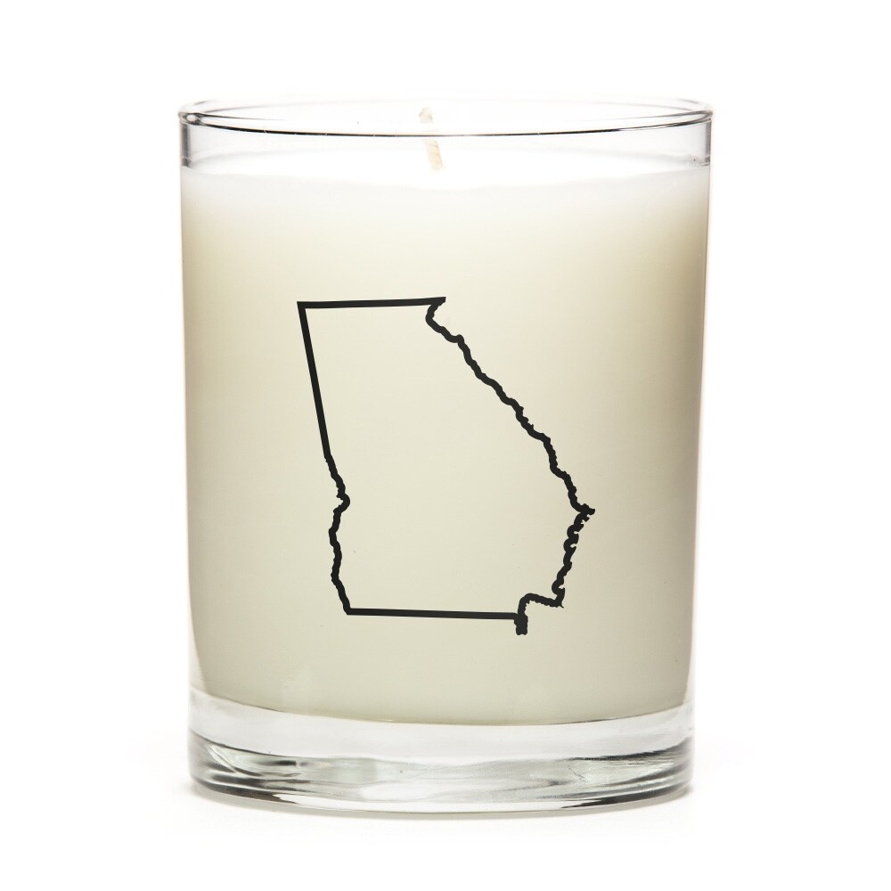 Shop Custom Candles With The Map Outline Georgia Peach Belini Free Shipping On Orders Over 45 Overstock 26295479