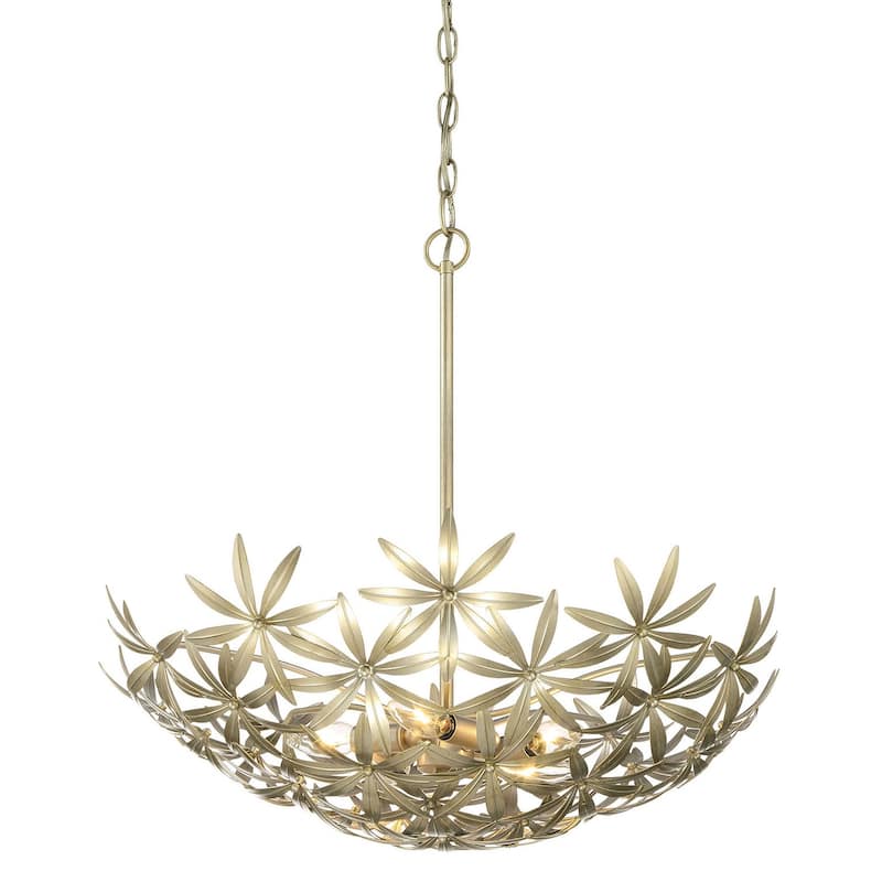 Minka Lavery 2146 Flower Child 4 Light 21" Wide Bowl Pendant - Ambry Gold
