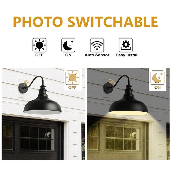Gooseneck dusk to dawn light on sale