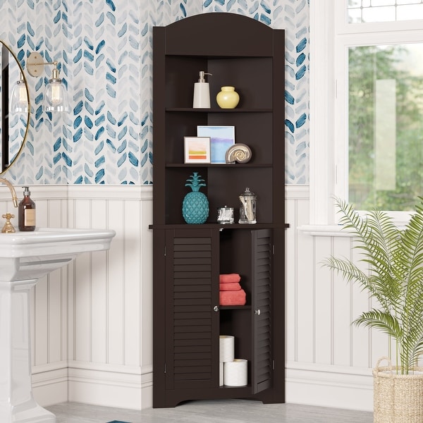 Tall Corner Cabinet Espresso Bed Bath Beyond 37263000