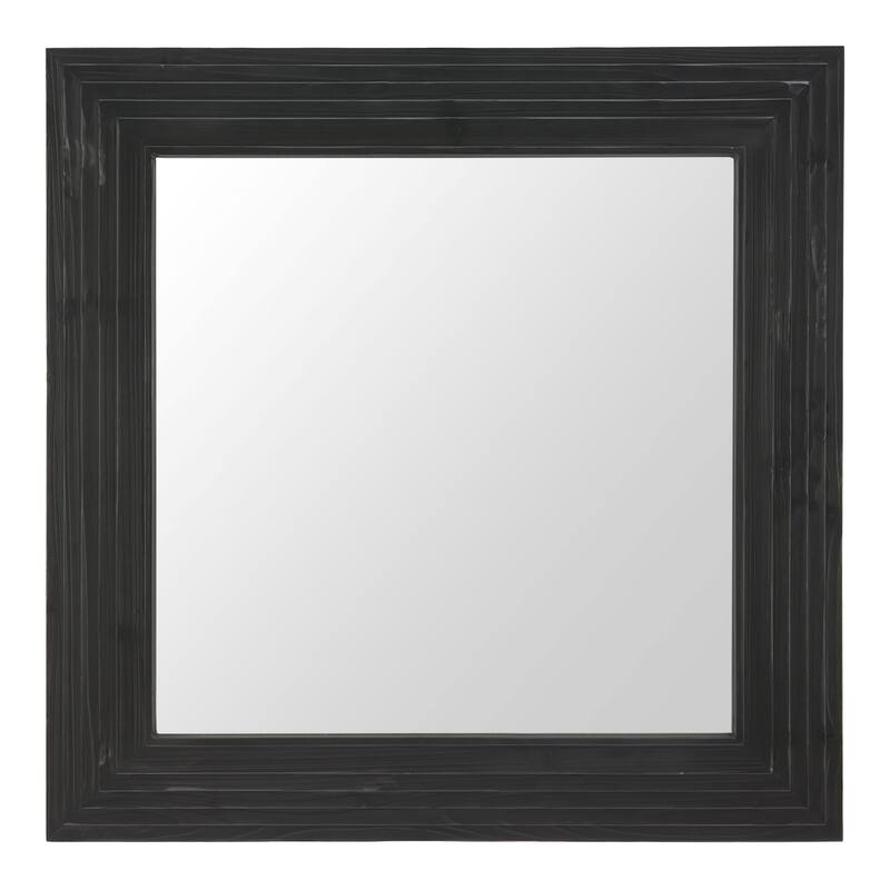 Kare Mirror Black