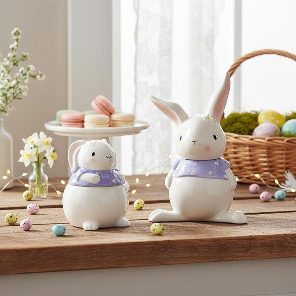 10 Strawberry Street Bunny Buddies Canister Collection - Bed Bath