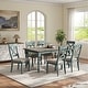 preview thumbnail 2 of 14, The Gray Barn Spring Mount Table with Cross Back Chairs 7-piece Dining Set