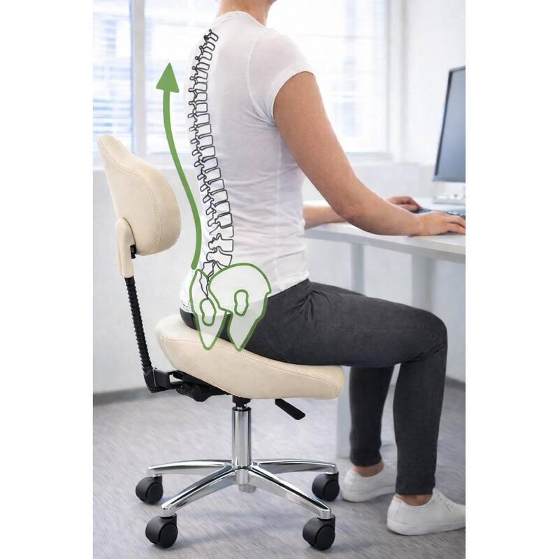 Adjustable Black Firm Saddle Stool Tilt Chair With Wheels Salon Dental Hygienist Rolling Dentist Clinical Hospital Lab